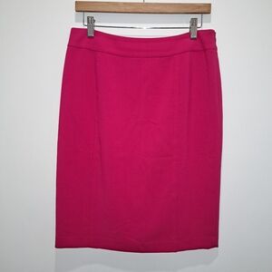 Jones New York Pink Pencil Corporate Minimalist Retro Academia Skirt Womens 4